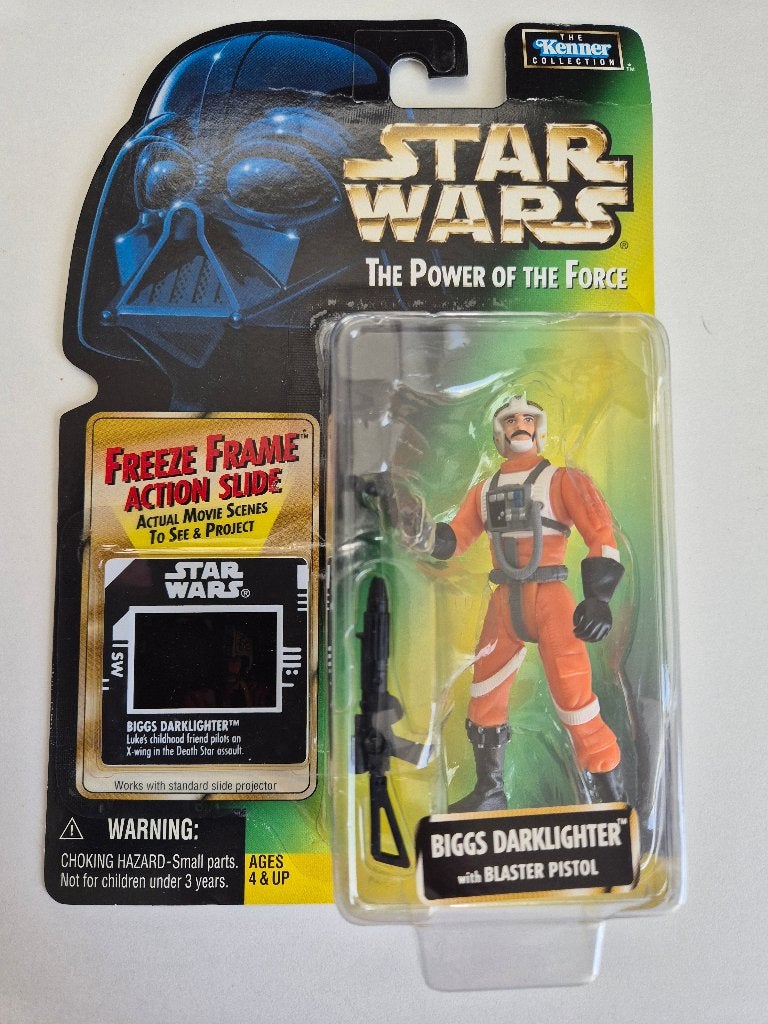 -10% Star Wars POTF FF Biggs Darklighter with Blastr Pistol, Ophalen of Verzenden, Nieuw, Actiefiguurtje