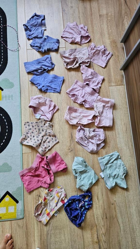 25 Hema meisjes onderbroeken met pijpje, maat 86-92, Ophalen of Verzenden, Gebruikt, Hema, Meisje