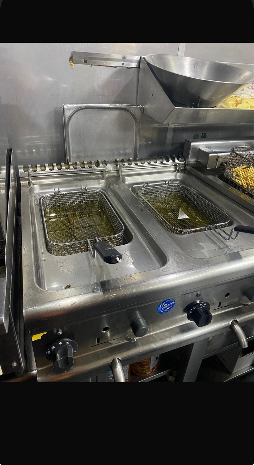 Professionele dubbele friteuse - Horeca kwaliteit, 4 liter of meer, Ophalen of Verzenden, Gebruikt, Duo-friteuse