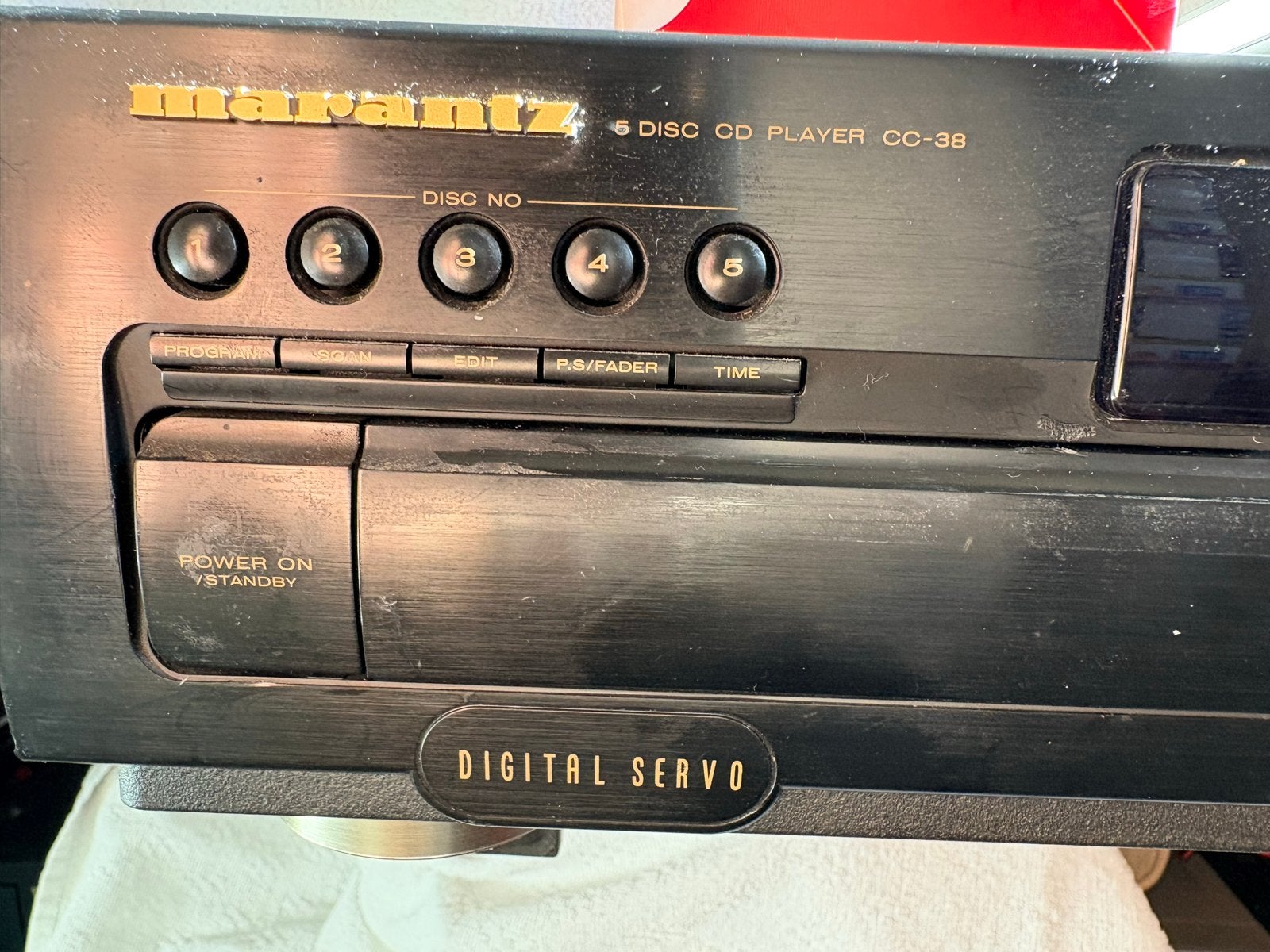 Marantz CC-38 5-disc CD-wisselaar met afstandsbediening, Ophalen, Gebruikt, Marantz, Wisselaar