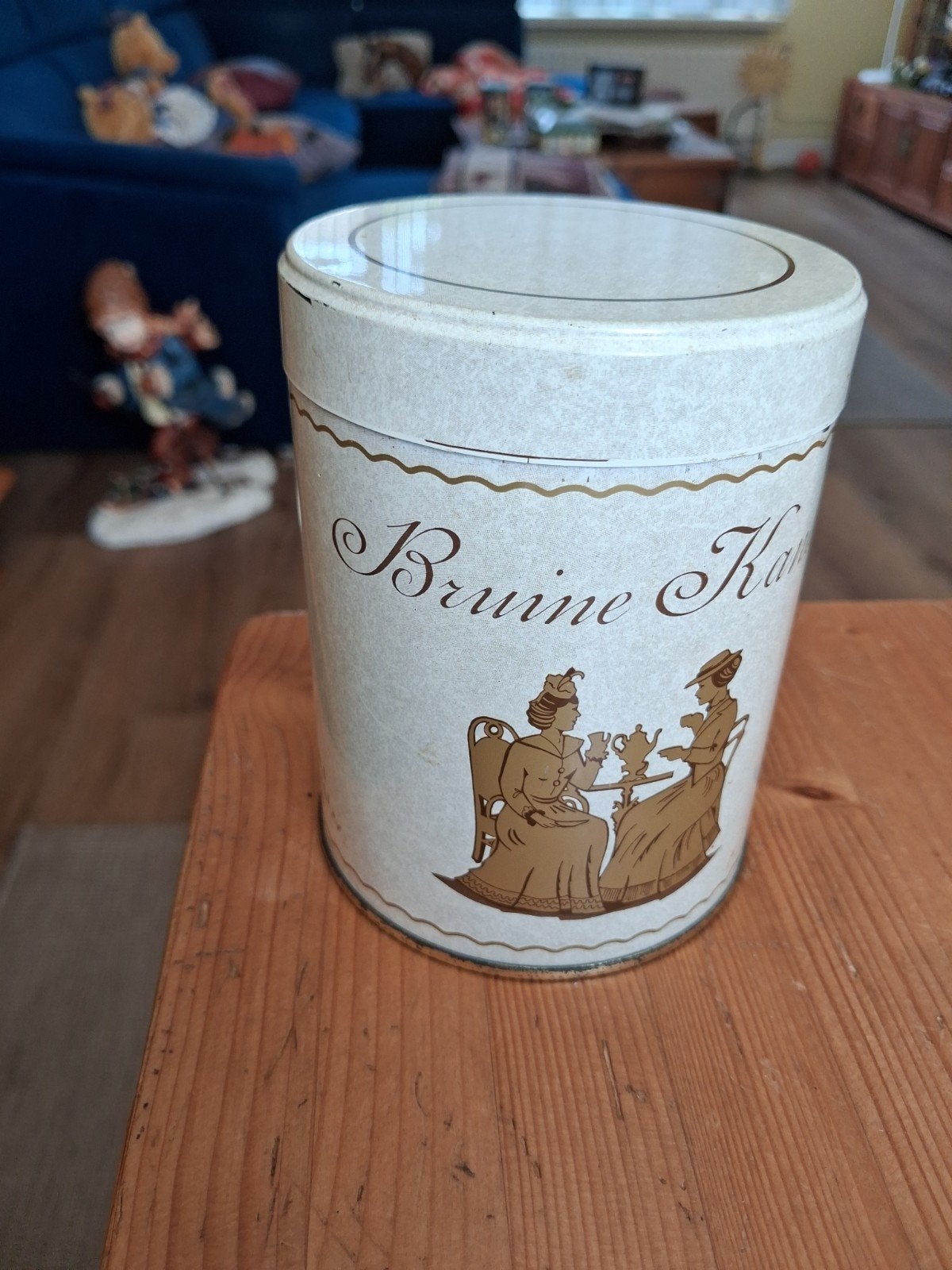 Blikje Bruine Kandij, Ophalen of Verzenden, Gebruikt, Suiker