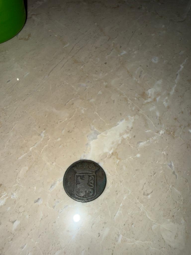Zeldzame Nederlandse Indie 1823 S munt VOC tijdperk, Ophalen of Verzenden
