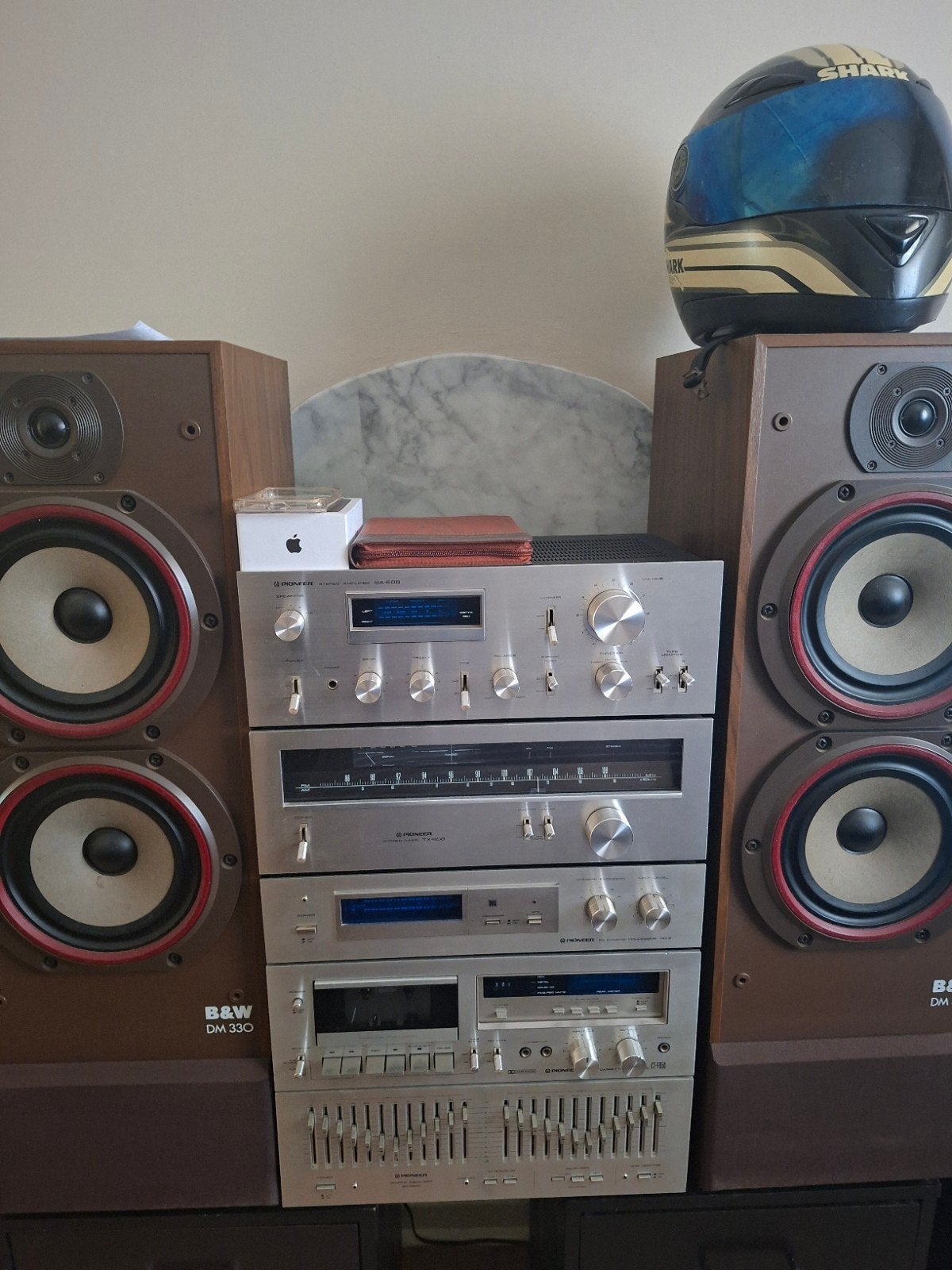 Pioneer Vintage Stereo Set met B&W Speakers - Uitstekende St, Ophalen of Verzenden, Speakers, Pioneer