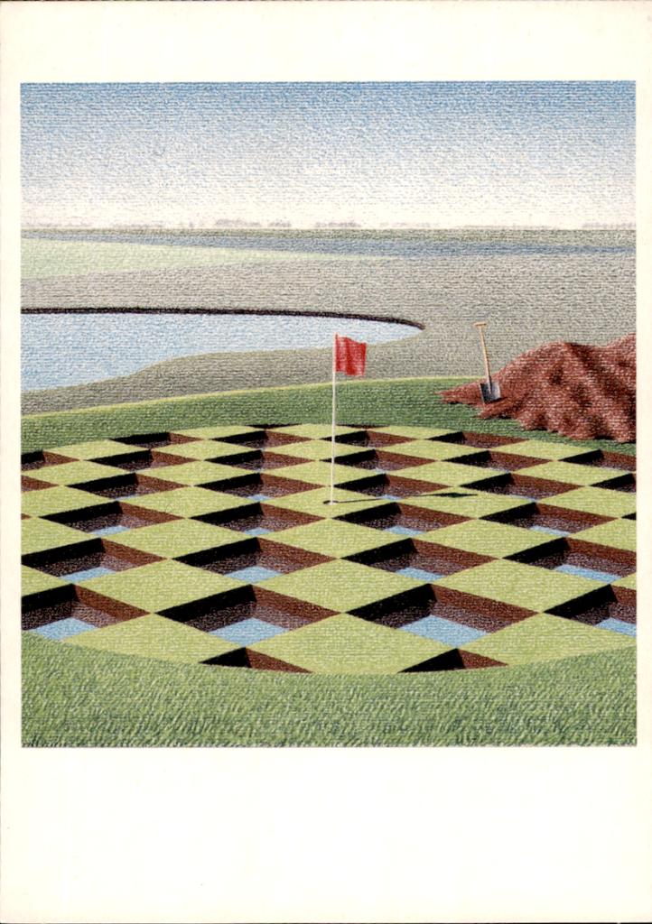 promotiekaart Holes, Rene Boin, Verzenden, 1980 tot heden, Ongelopen, Cultuur en Media