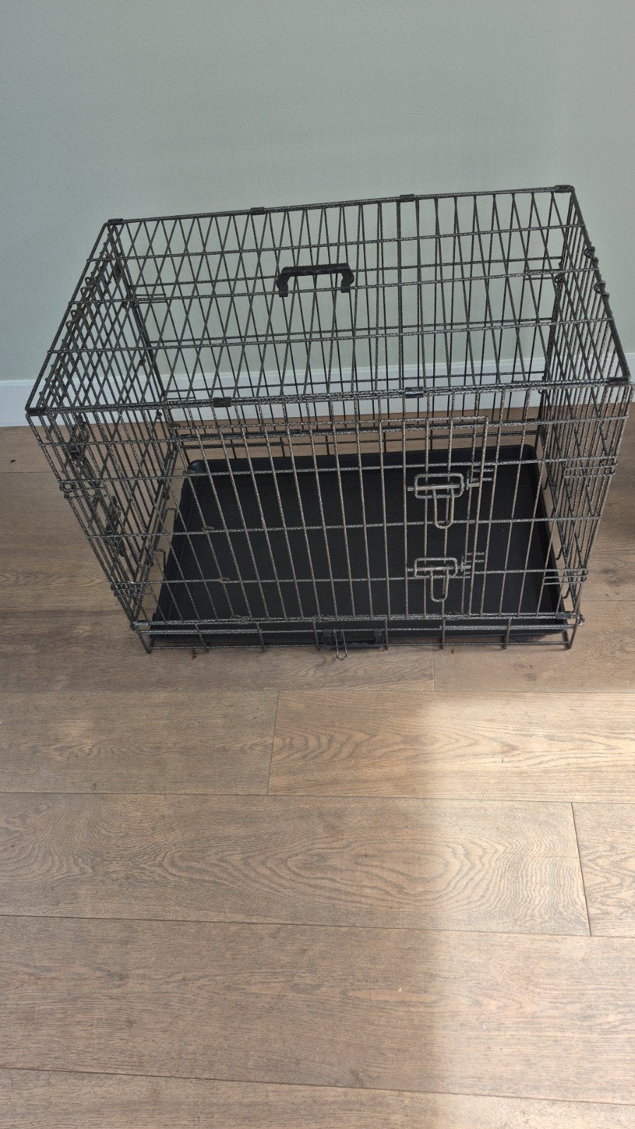 hondenbench zwart/ grijs, Dieren en Toebehoren, Ophalen of Verzenden