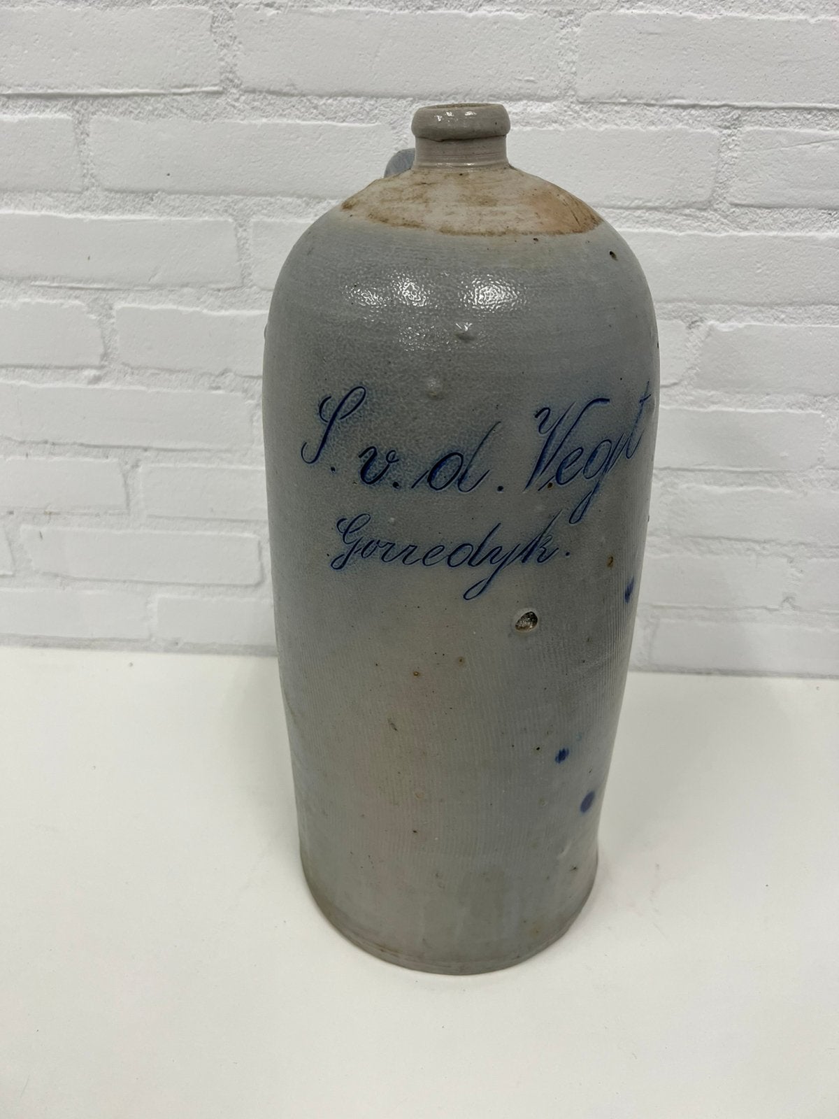 Te Koop : Keramieken Antieke Kruik S. v. d. Vegt Gorredijk, Ophalen of Verzenden
