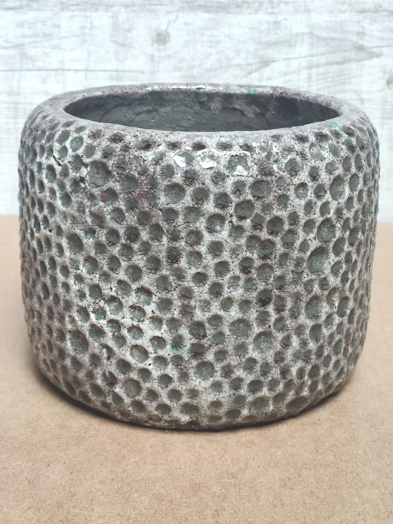 PTMD Bloempot pot keramiek kom, Tuin en Terras, Bloempotten, Overige materialen, Rond, Binnen, Ophalen of Verzenden