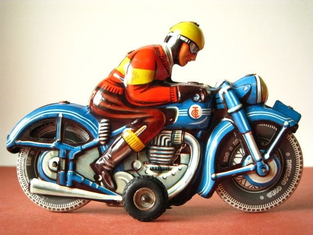 Tipp & Co blikken motorfiets W. Germany 1960, Antiek en Kunst, Ophalen of Verzenden