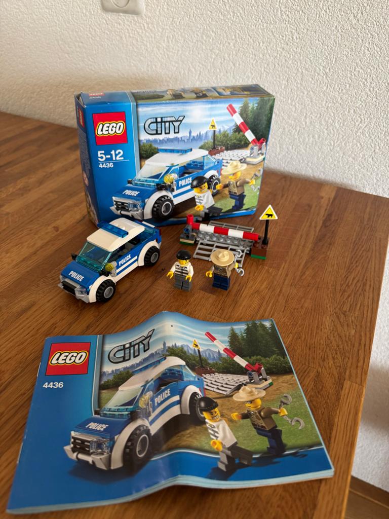 LEGO City 4436 Politie Patrouille Auto complete Set, Ophalen, City, Zo goed als nieuw, Complete set