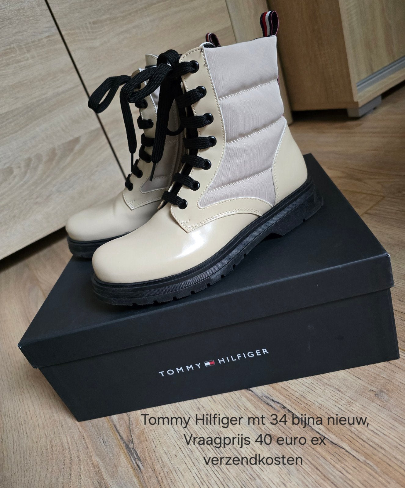 Tommy Hilfiger boots/laarzen voor meisjes mt 34, Meisje, Ophalen of Verzenden, Laarzen, Tommy Hilfiger