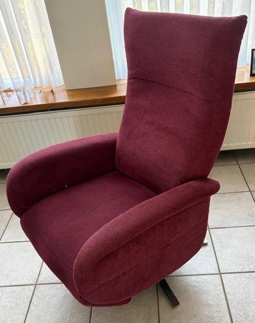 Relaxfauteuil, Ophalen, Minder dan 75 cm, Zo goed als nieuw, Stof