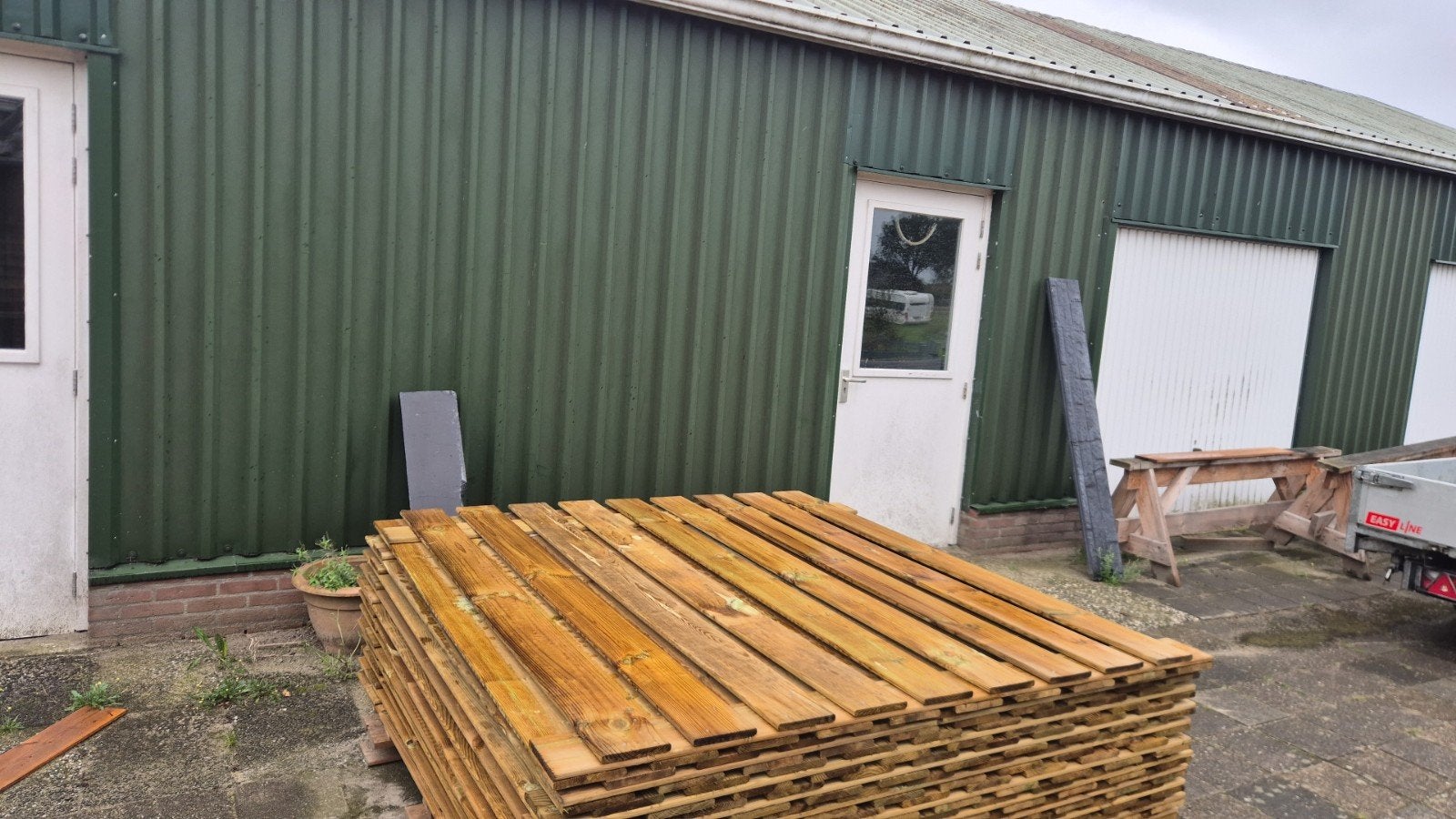 30 stuks nieuw.plus palen, 1 tot 2 meter, Minder dan 3 meter, Nieuw, Ophalen of Verzenden
