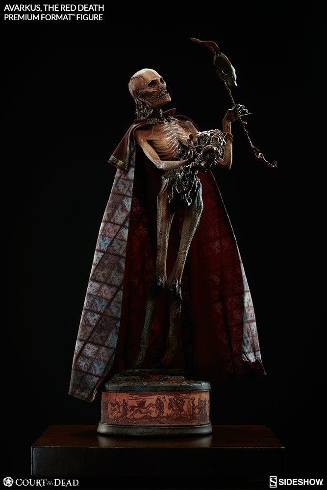 Sideshow Court of the Dead COTD The Red Death Premium Format, Ophalen of Verzenden, Zo goed als nieuw, Beeldje, Replica of Model