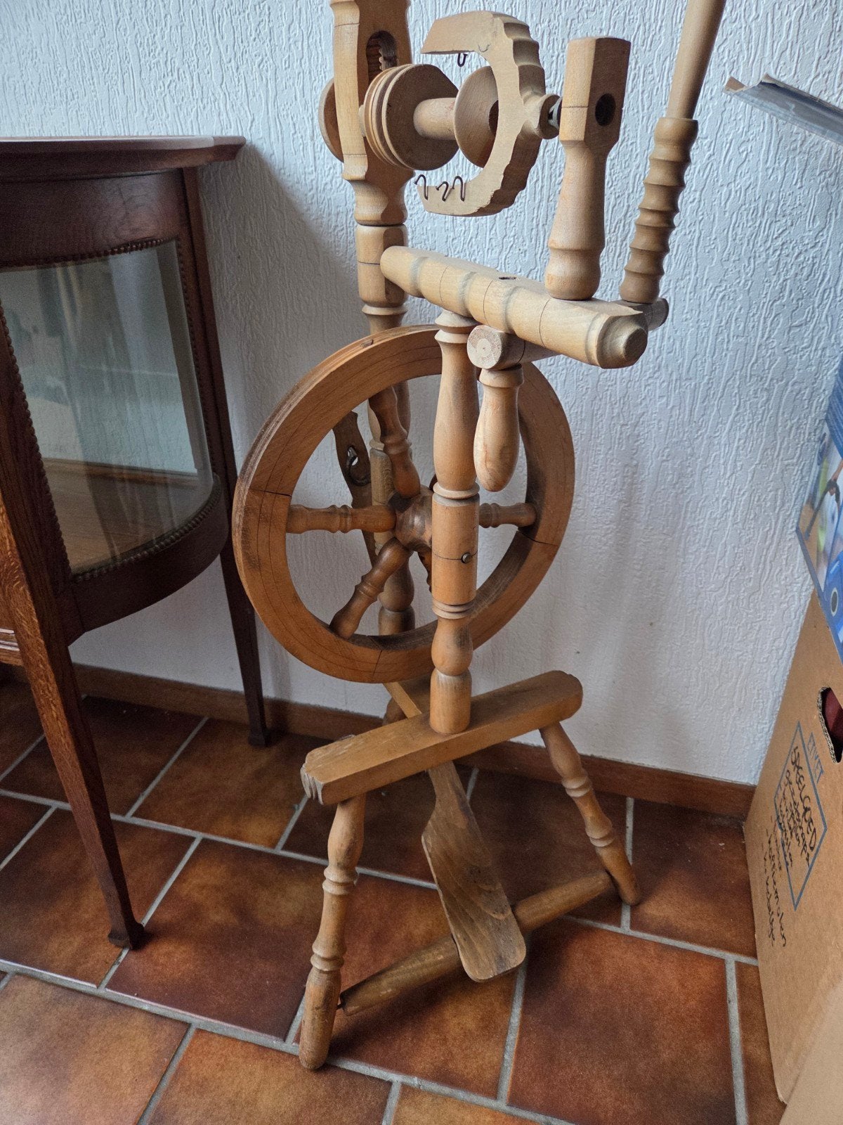 spinnewiel, Hobby en Vrije tijd, Ophalen, Gebruikt, Spinnewiel