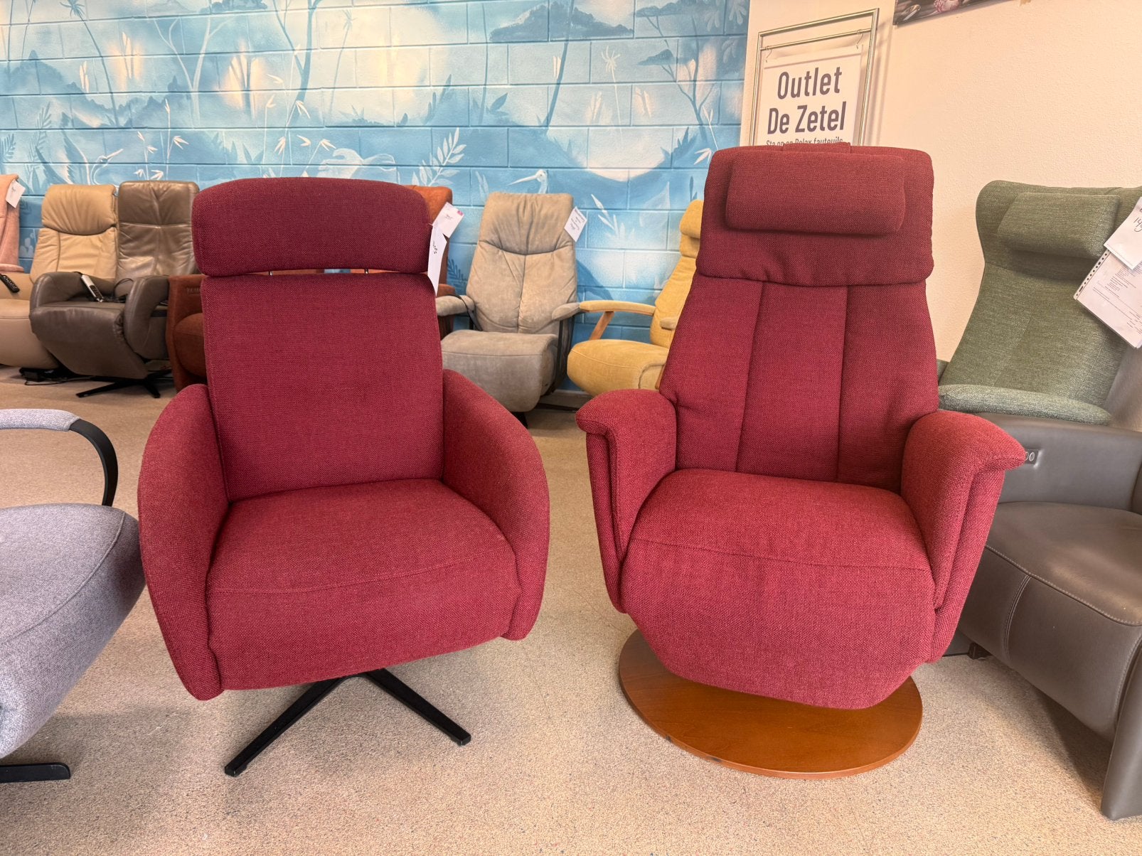 Prominent & velderhof luxe set sta op fauteuils relax stoel, Verzenden, Zo goed als nieuw, Ruim 100 stoelen