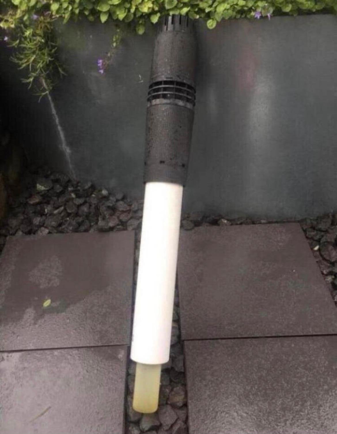 Dakdoorvoer Luchtdoorvoer Rookgasafvoer cv-Ketel, Afvoer, Pvc, Ophalen of Verzenden, Zo goed als nieuw