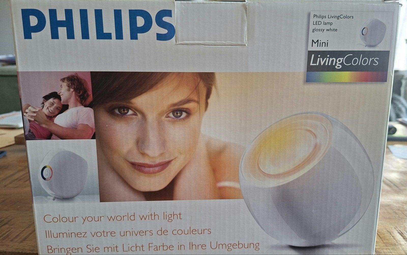 Philips LivingColors LED lamp Mini - Zo goed als nieuw, Wit, Philips, Ophalen of Verzenden, Zo goed als nieuw