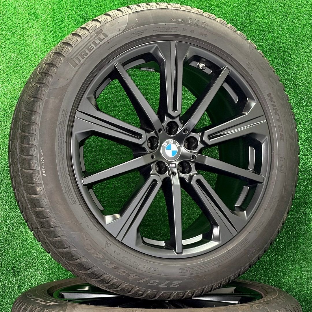 Originele 20 inch BMW 748M velgen winterbanden X5 X6 G05 G06, Gebruikt, -, 275 mm, -