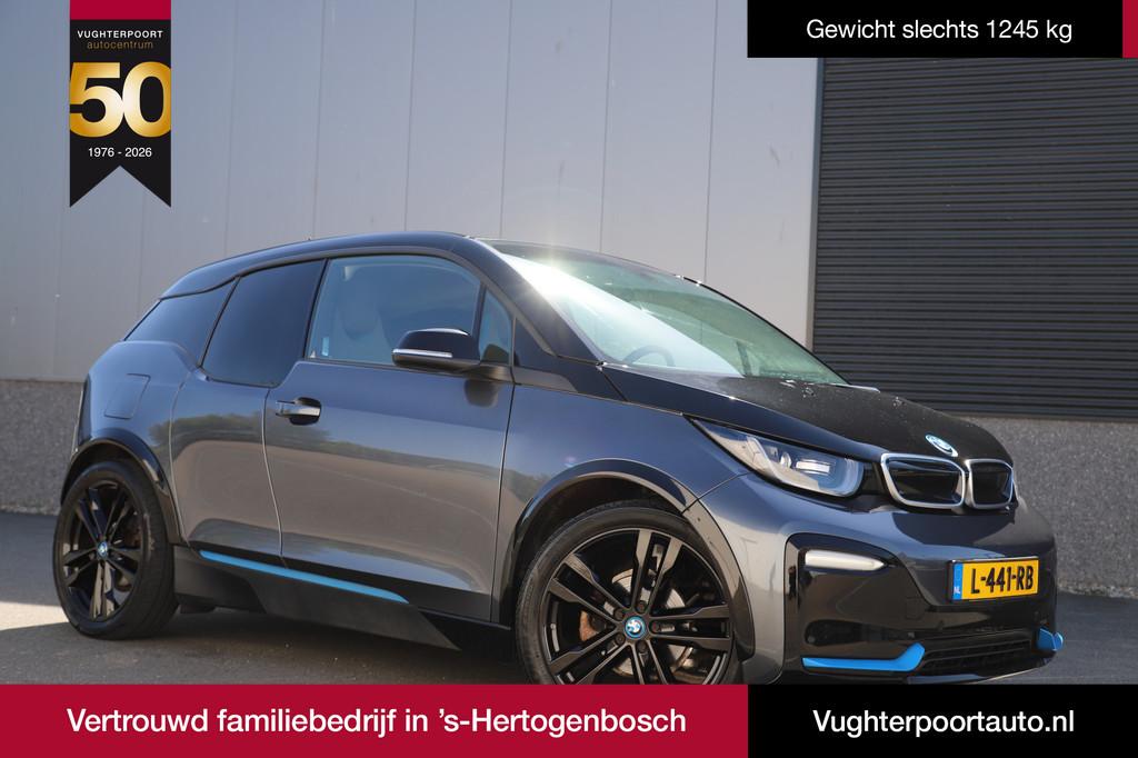 BMW i3 S 184pk Executive 120Ah 42 kWh/Carplay/Camera/W-pomp/, Auto's, BMW, Automaat, Gebruikt, 4 stoelen, 43 €/maand