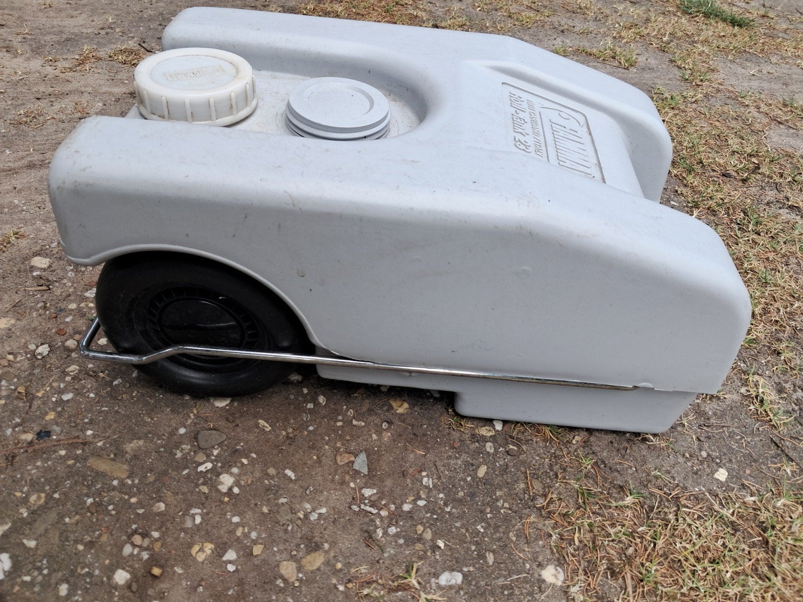 Fiamma Roll-Tank 23L afvalwatertank met wielen, Ophalen of Verzenden, Gebruikt