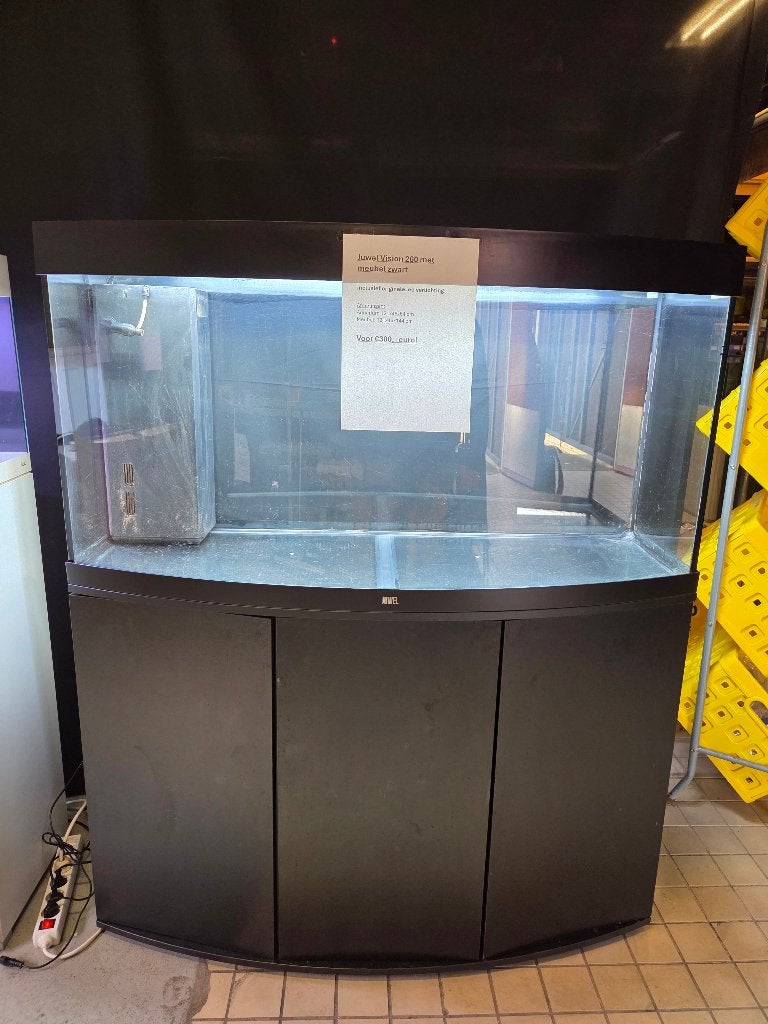 Juwel Vision 260 met onderkast zwart, Ophalen, -, -, Leeg aquarium