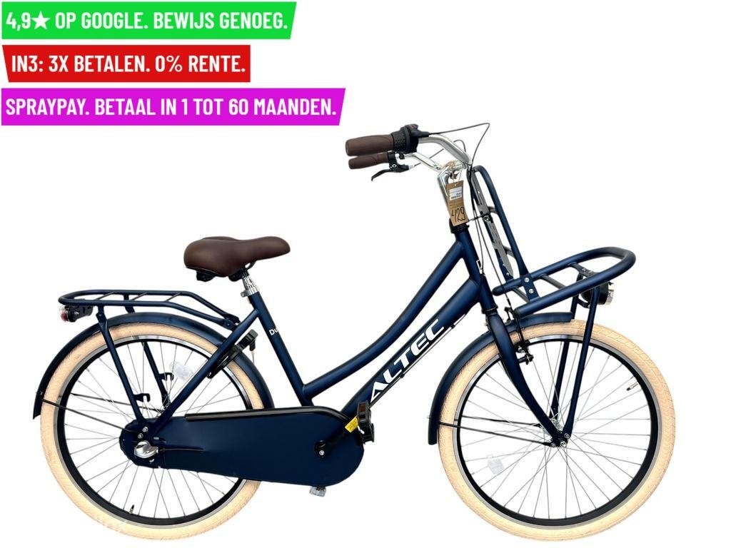 +Meisjesfiets Altec Dutch Jeansblauw/24"/43cm/3ver - Garanti