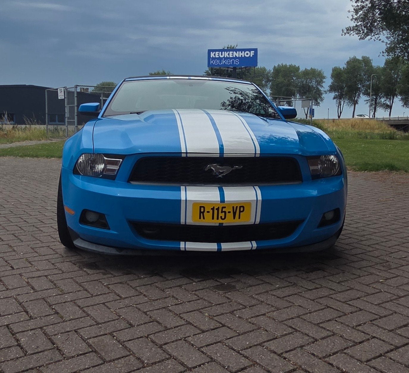 Ford 2011 Blauw, Automaat, 309 pk, Cabriolet, Leder