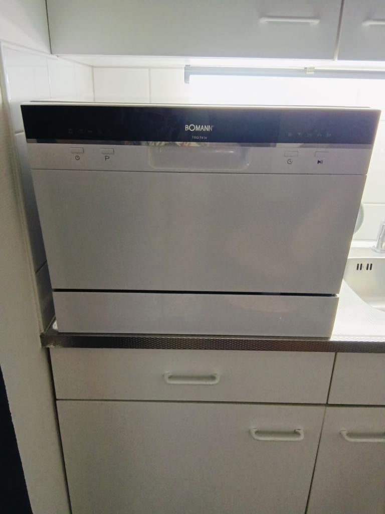Compacte Bomann TSG 7404 vaatwasser -, Witgoed en Apparatuur, Vaatwasmachines, Gebruikt, Minder dan 85 cm, Minder dan 10 liter