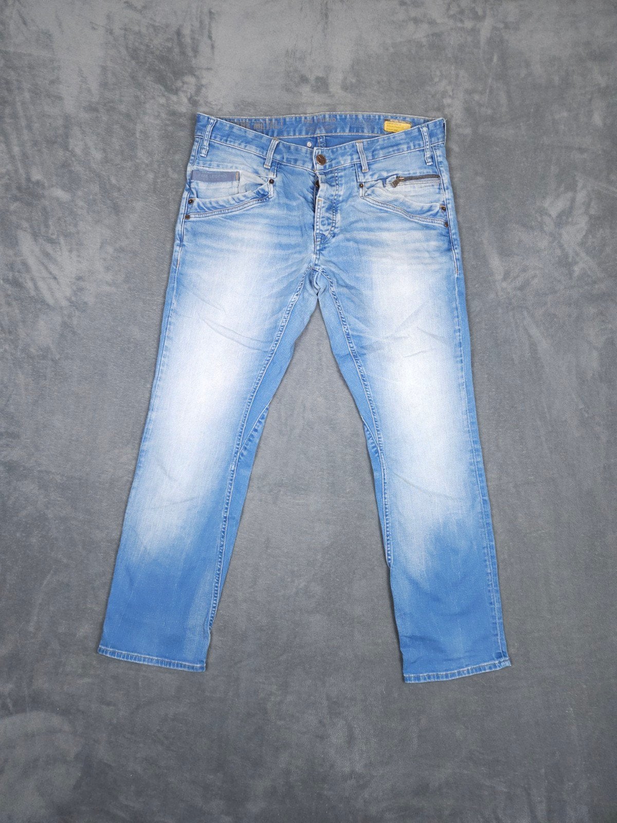 Pme Legend Broek Bare Metal W36 L32 Regular Straight Blauw., W36 - W38 (confectie 52/54), ., ., Pme Legend