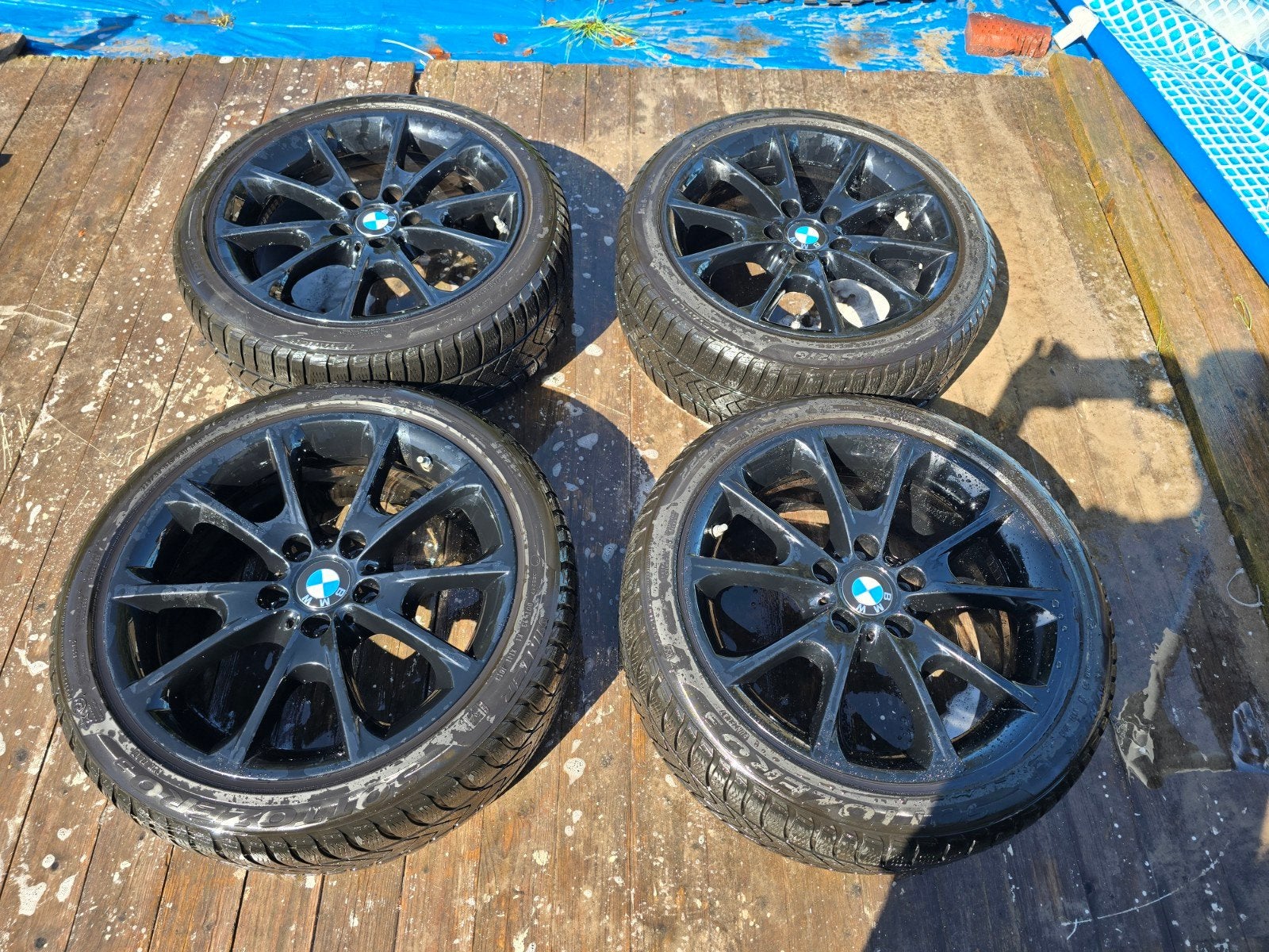 BMW 18" 441M velgen 5x120 225/45 R18 F30 F31 F32 F36, Ophalen, 18 inch, Gebruikt, Banden en Velgen