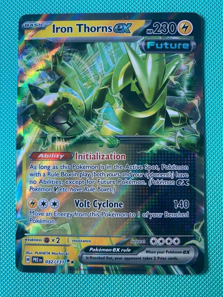 Iron Thorns EX 032/131 PRE, Ophalen of Verzenden, Nieuw, Losse kaart, Foil
