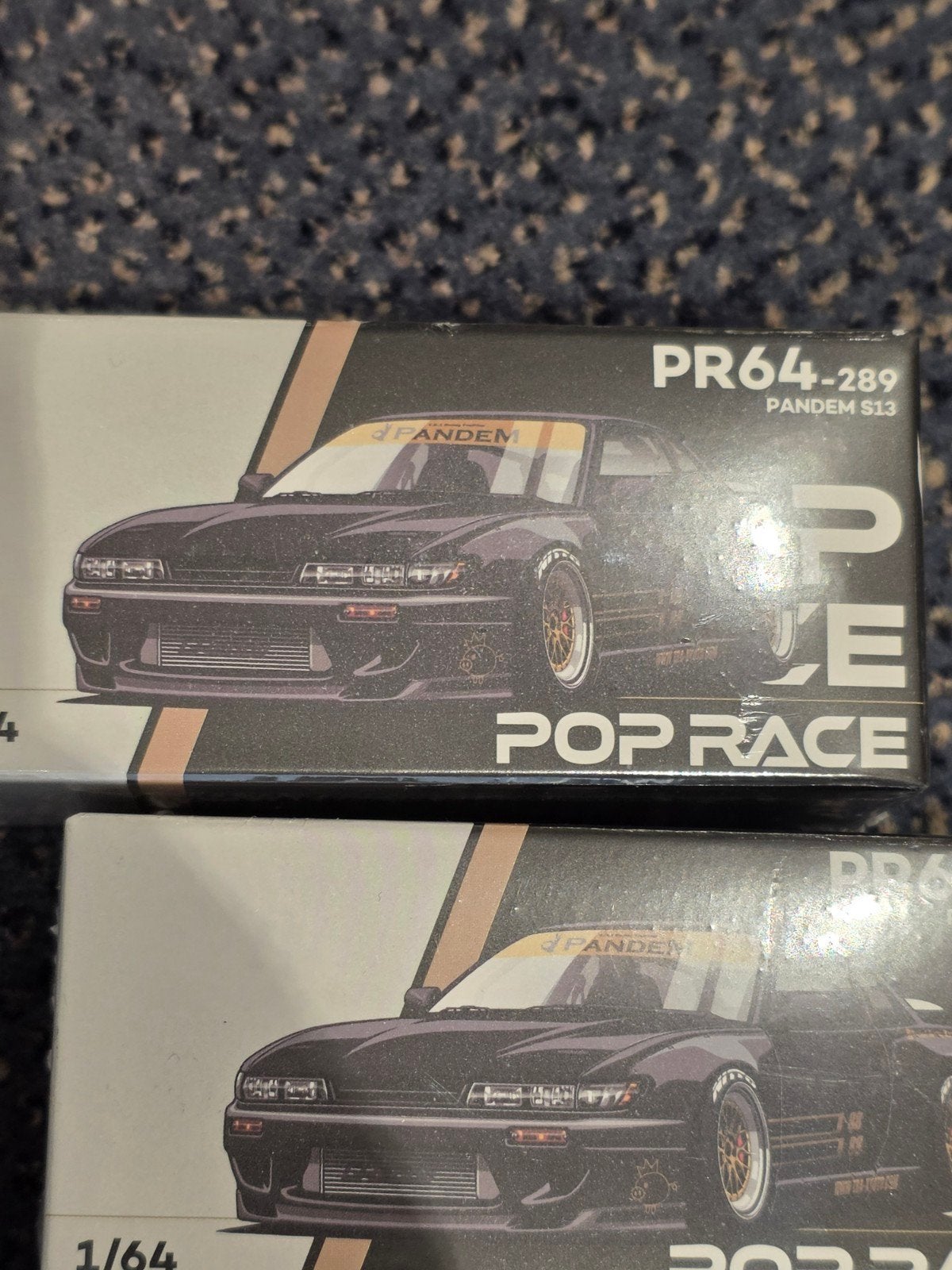 Pop Race Pandem S13 1/64 Modelauto - Nieuw in doos, Ophalen of Verzenden, Poprace64, Onbekend, Onbekend