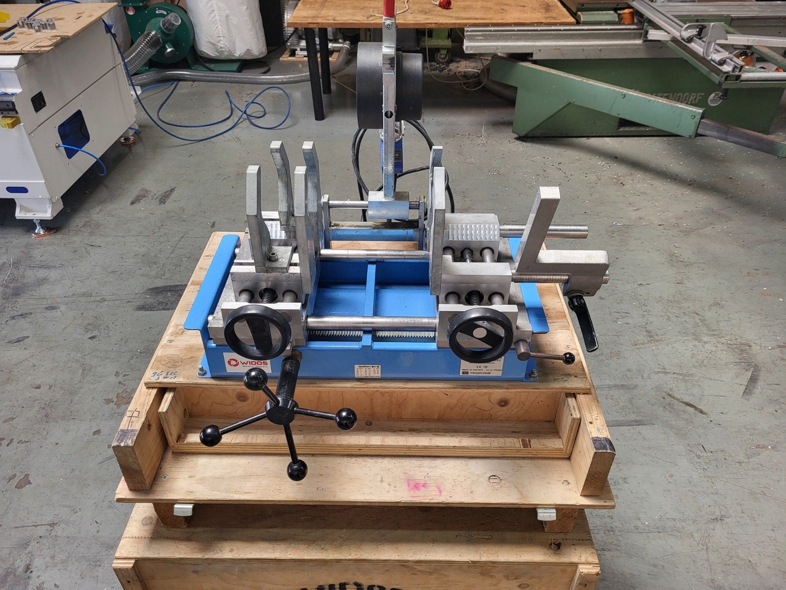 WIDOS mof Lasmachine  35XX Compleet met toebehoren, Ophalen, Zo goed als nieuw