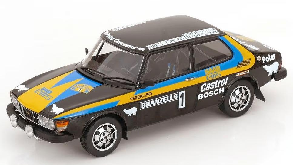 1:18 Saab 99 EMS Rally Zweden 1977 - Eklund/Cederberg NIEUW!, Overige merken, MCG, Auto, .