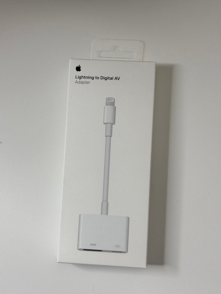 Originele Apple Lightning Digital AV Adapter (HDMI), Ophalen of Verzenden, Nieuw, Minder dan 2 meter, HDMI-kabel