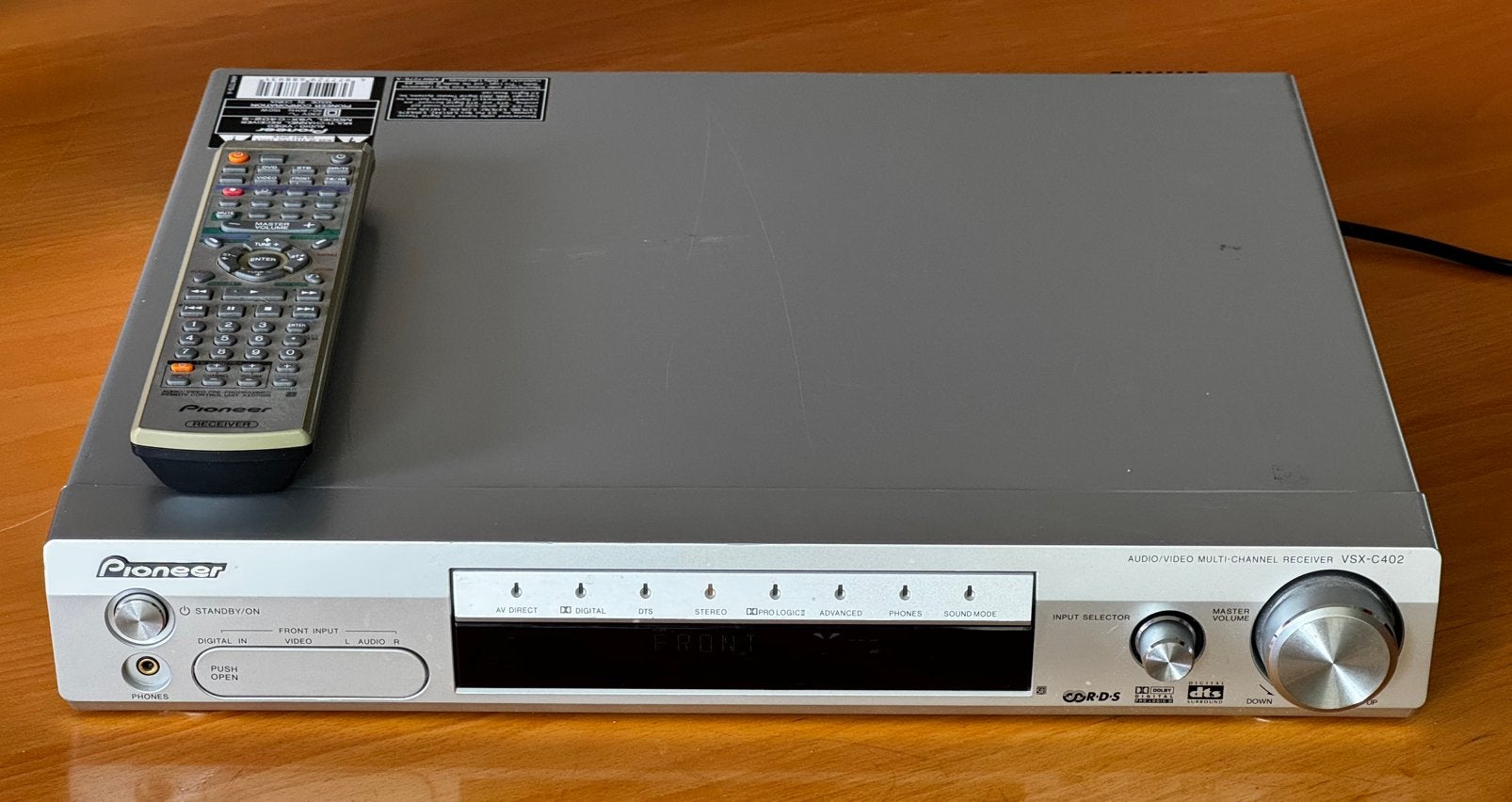 Pioneer Home Cinema A/V Receiver VSX-C402, Ophalen, Zo goed als nieuw, Pioneer