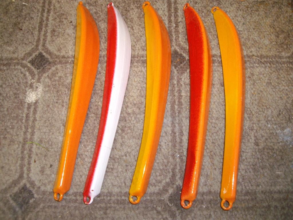 Kleine Bergman bananen vorm pilkers tussen 65 en 570gr, Ophalen of Verzenden, Nieuw, Dobber of Lood