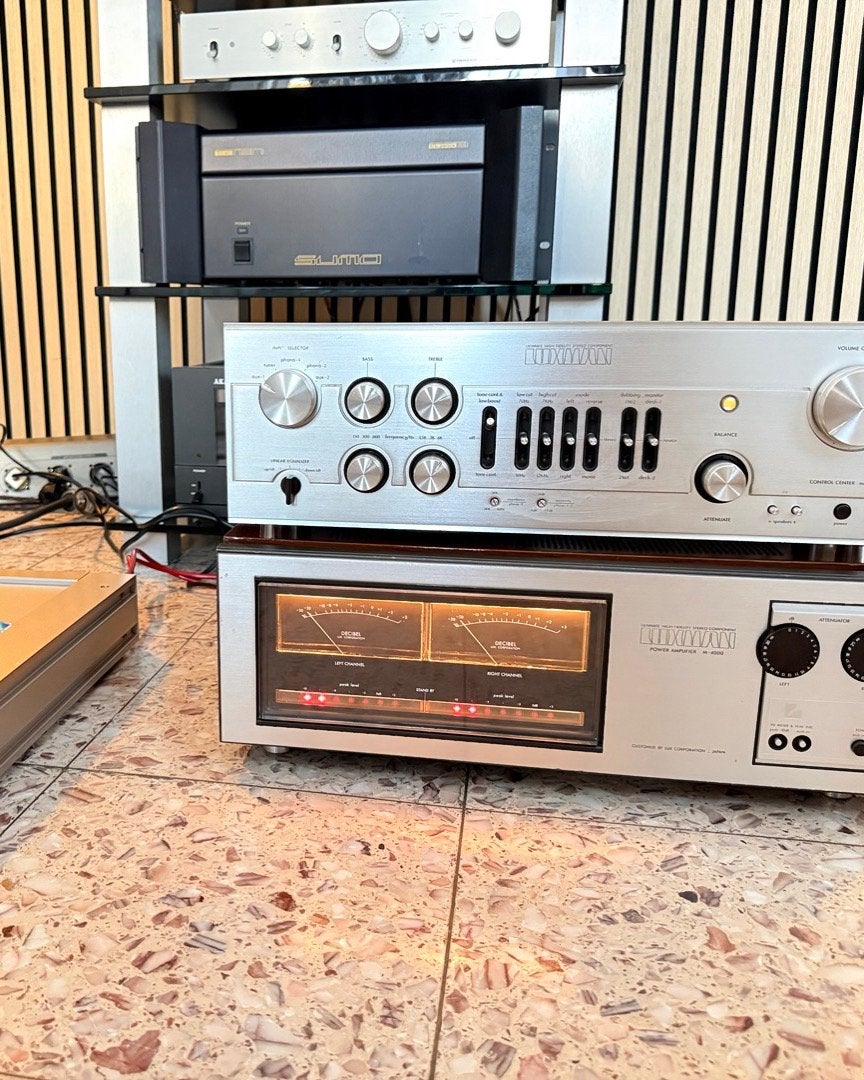 Luxman m-4000 + luxman c-1010, Audio, Tv en Foto, Ophalen, Zo goed als nieuw, Overige merken