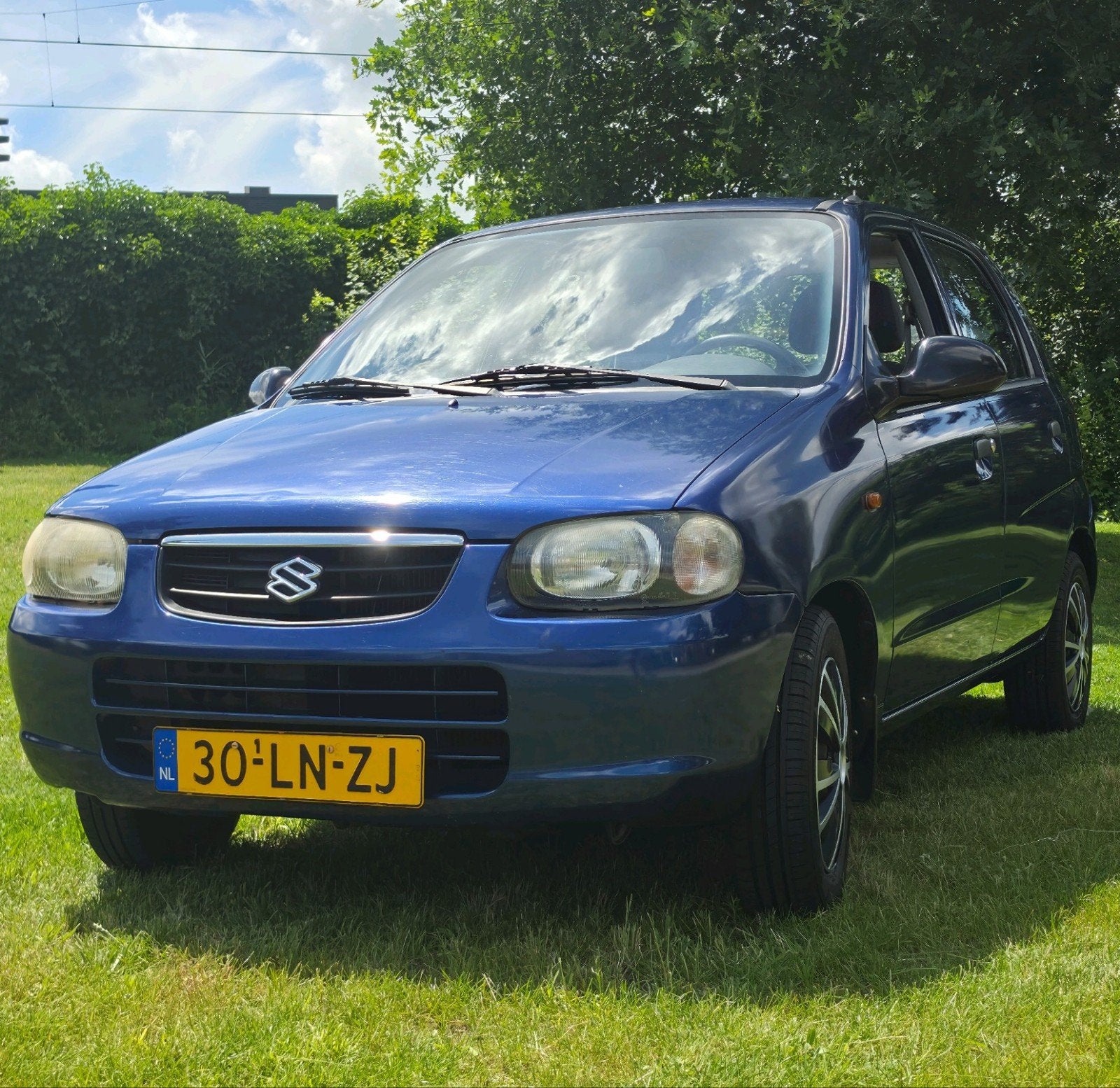 Suzuki Alto 1.1 AUT 2003 Blauw, Auto's, 4 cilinders, Origineel Nederlands, Particulier, 23 €/maand