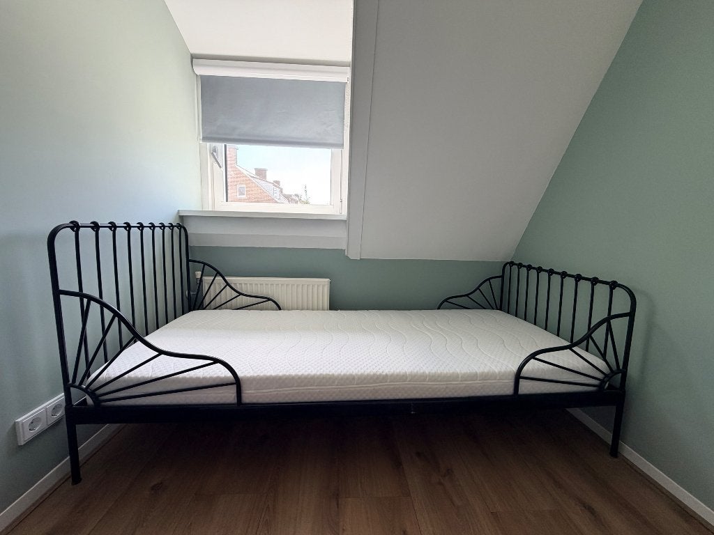 Minnen Ikea bed incl matras, 70 tot 85 cm, Zo goed als nieuw, 180 cm of meer, Ophalen