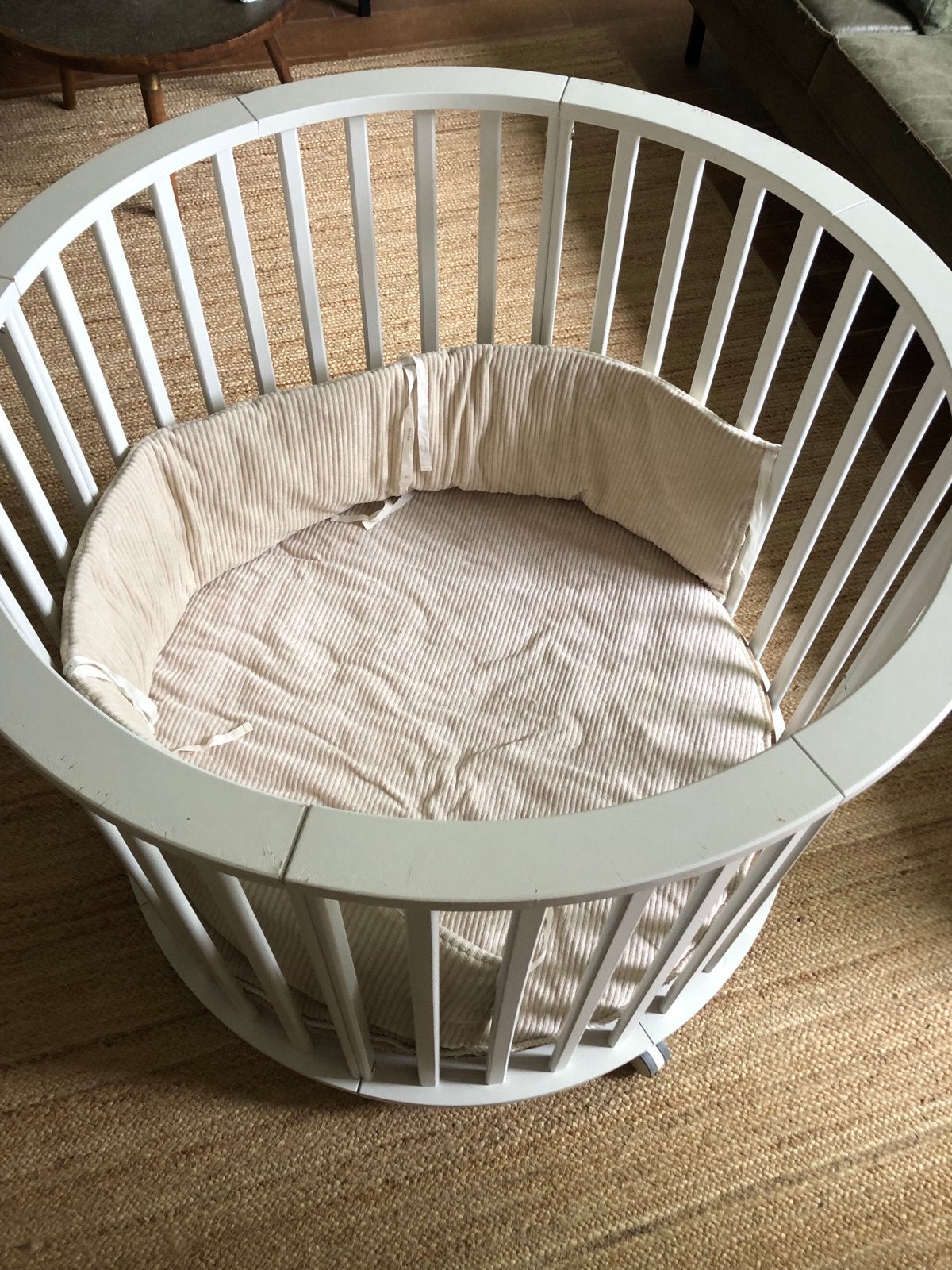 Ronde box Europe Baby met Koeka boxkleed - verstelbaar & ver, Kinderen en Baby's, Boxen, Ophalen, Gebruikt, Rond, In hoogte verstelbaar