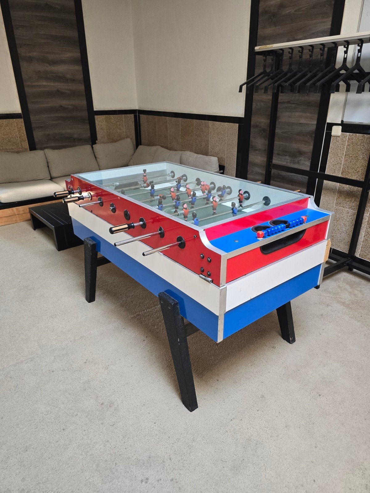 Professionele Tafelvoetbal Rood Wit Blauw - Goede Doel, Ophalen of Verzenden, Gebruikt