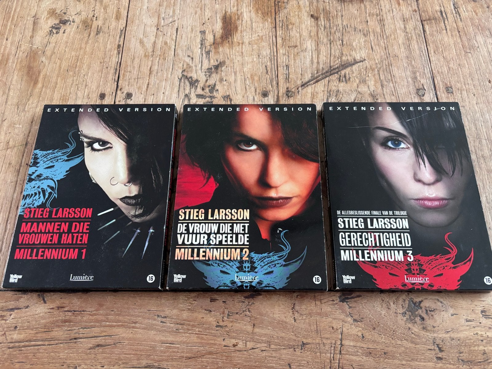 Millennium Trilogie Stieg Larsson extended versie DVD Boxset, Psychologische thriller, Vanaf 16 jaar, Speciale editie, Nederlands