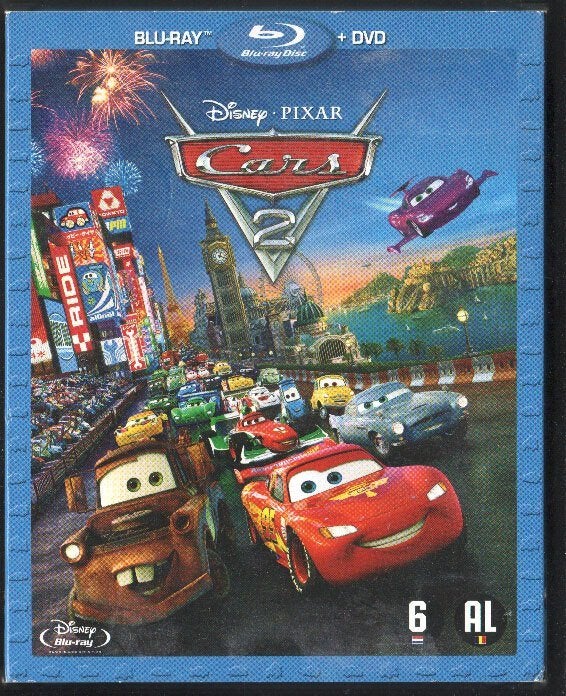 Cars+Cars 2 SLIPCOVER PIXAR DISNEY Blu-ray, ipv DVD Cars 1BR, Cd's en Dvd's, Blu-ray, Film, Ophalen of Verzenden, Nederlands, Boxset
