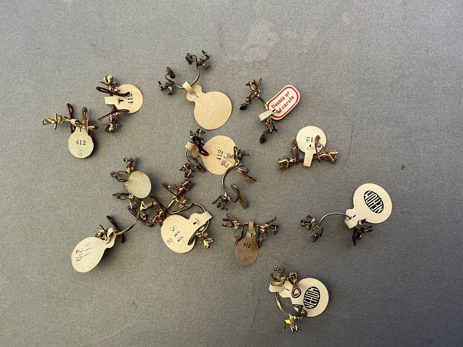 Antieke bril onderdelen PINCE NEZ, Antiek en Kunst, Verzenden