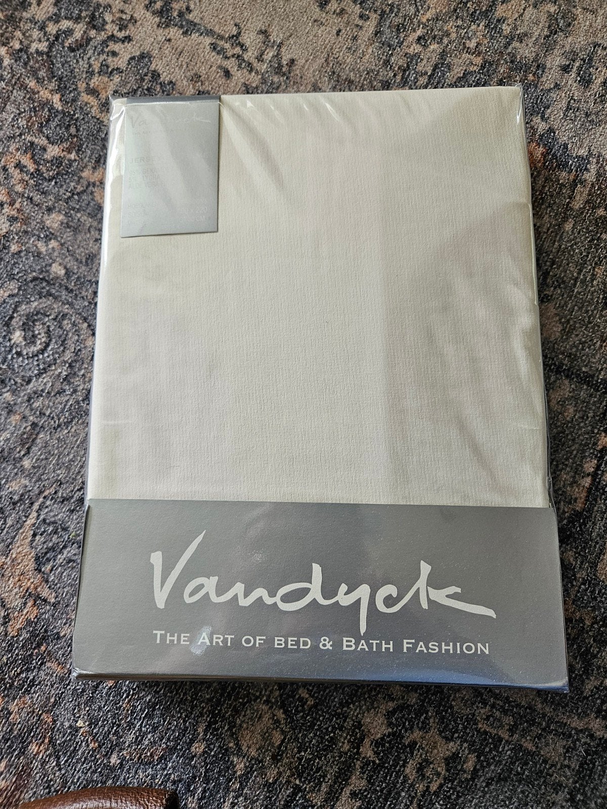 VanDyck Jersey Supreme Hoeslaken 1-persoons Natural, Huis en Inrichting, Eenpersoons, Nieuw, Ophalen of Verzenden, Hoeslaken of Sloop