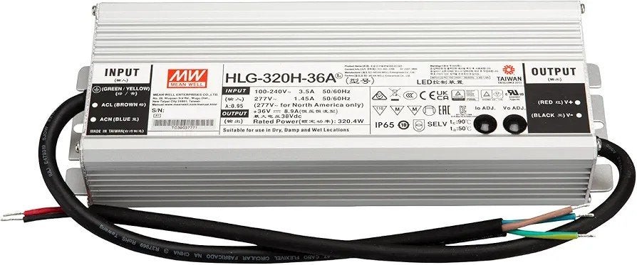 Te koop Gevraagd een Mean Well HLG-320H-36A Voeding 320W, Ophalen of Verzenden, Zo goed als nieuw, Overige typen