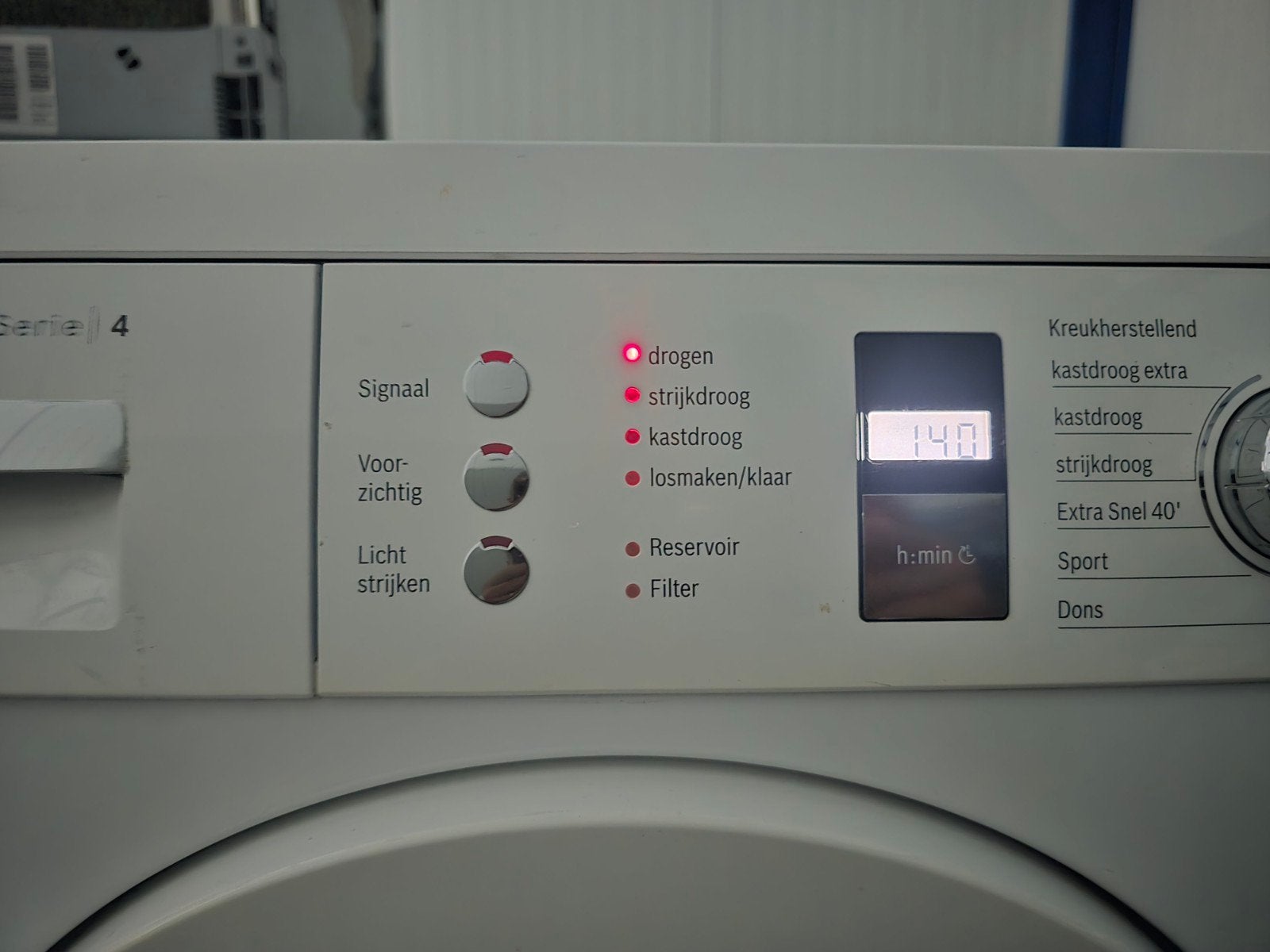 Keurige Bosch Serie4 condensdroger! Garantie! Bezorgen kan!✅, Bosch, 6 tot 8 kg, Refurbished, Ophalen of Verzenden