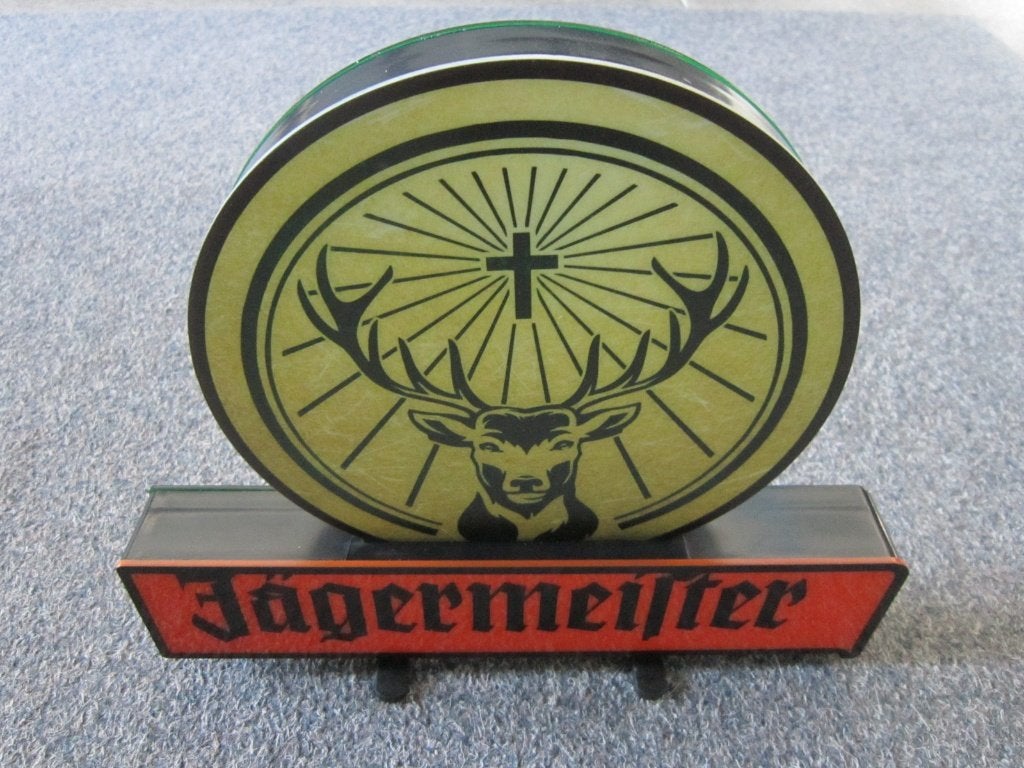 JAGERMEISTER LED LICHTRECLAME, Verzamelen, Ophalen, Nieuw, Lichtbak of (neon) lamp