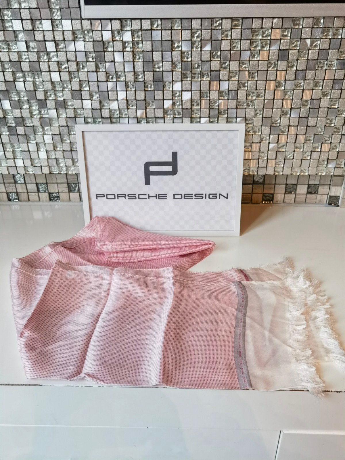 origineel porsche sjaal, Maat 38/40 (M), Porsche design, Nieuw, Ophalen of Verzenden